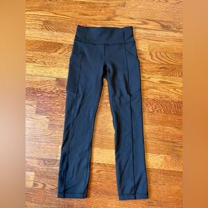 Lululemon Black High-Waist Pocket Leggings size 2